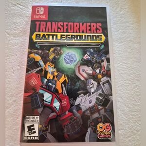 Transformers Battlegrounds Nintendo Switch Game Complete CIB USA Version E10+